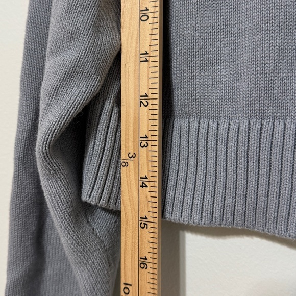 Aritzia Sunday Best Organic Cotton Cashmere Cropped Sweater Size XS Oversized - Picture 8 of 9